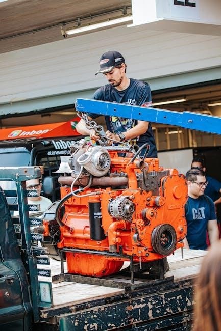 engine idled see manual